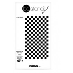 be.stencil - scacchi 002 - 10 mm