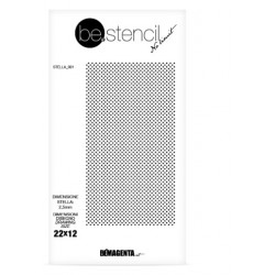 be.stencil -  stella 001 - 2,5 mm
