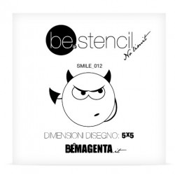 be.stencil - smile 012 - 50mm