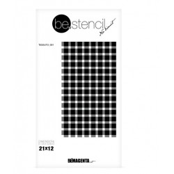 be.stencil - Stoff 001