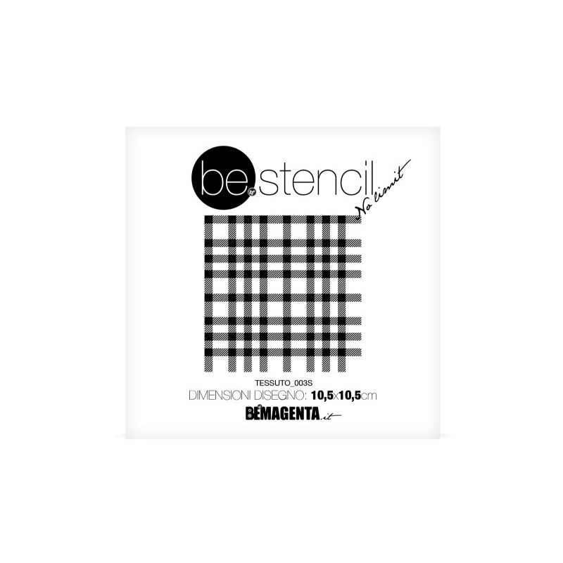 be.stencil - tissu petit 003 - 105mm