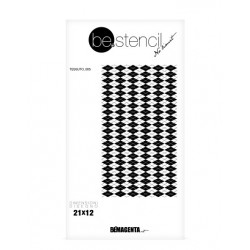 be.stencil - fabric 005