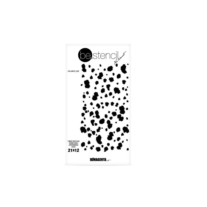 be.stencil -  animal dalmatian 001