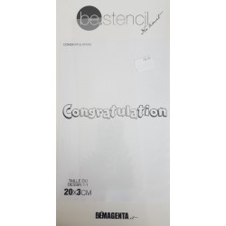 be.stencil - eventos - congratulation 007