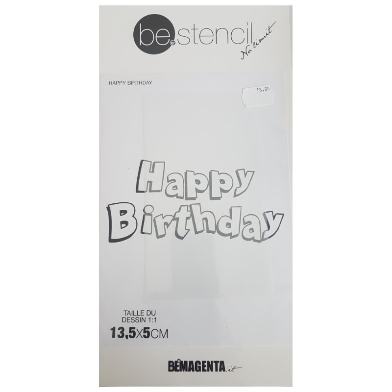 be.stencil - ricorrenze - happy birthday 005