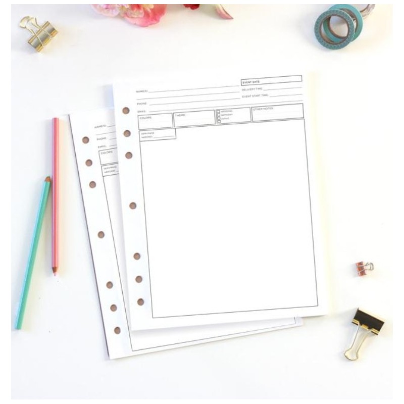 Consultation notepads for cookie planner