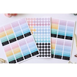 Cake planner stickers