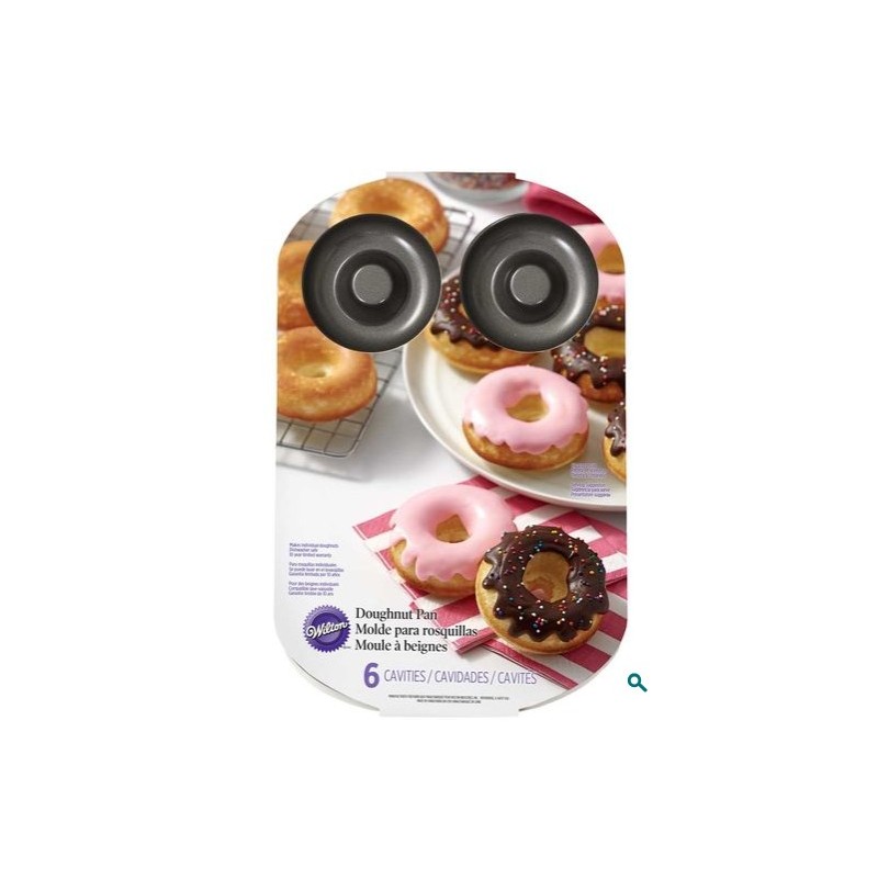 Moule 6 donuts Wilton 8 x H 3cm