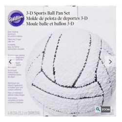 Wilton 3D sports ball cake pan