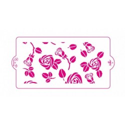 Stencil rosas - Decora - 15 x 30 cm
