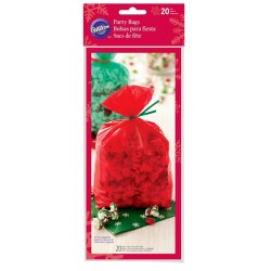 20 Sacchetti natalizi - rossi e verdi - Wilton - 10.1 x 5.08 x 24.1 cm