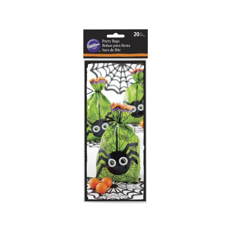 20 Sacchetti Halloween - ragno - Wilton - 10.1 x 5 x 24.1 cm