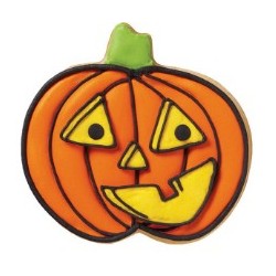 Metal cutter Halloween - orange pumpkin - Wilton