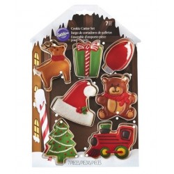 Juego de cortadores de galletas de Navidad - Wilton - 7p