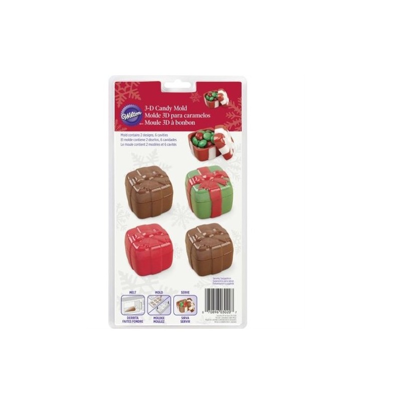 Mold chocolate candy gift boxes Wilton