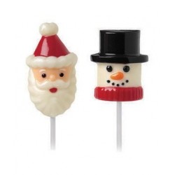 Marshmallow Form Schneemann und Santa Claus Wilton