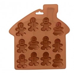 Stampo in silicone uomo gingerbread - Wilton - 12 cavità