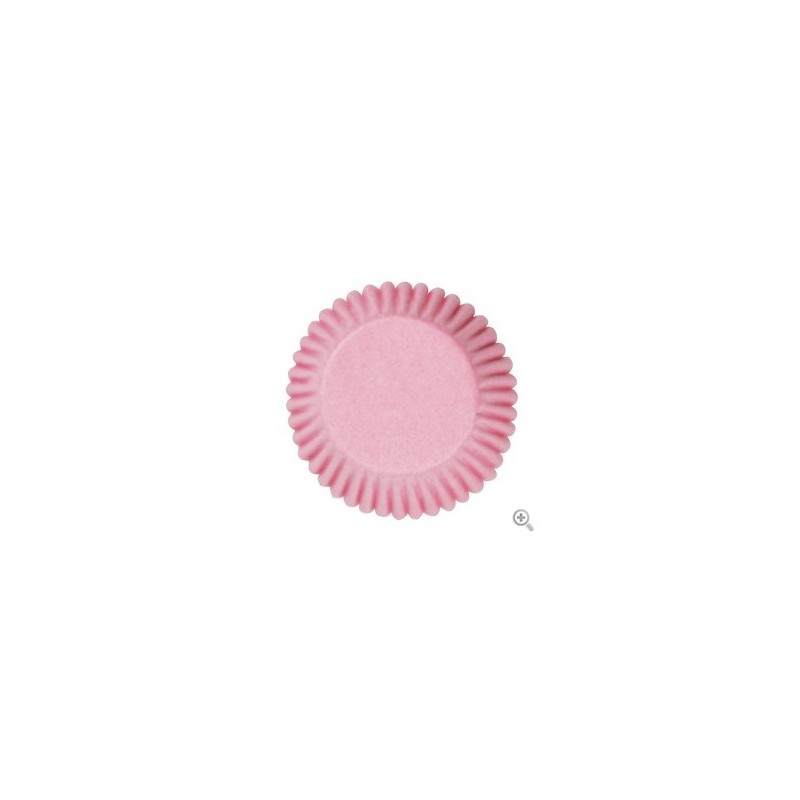 Caissettes à cupcake couleur rose - 50pcs - 50 mm - Culpitt