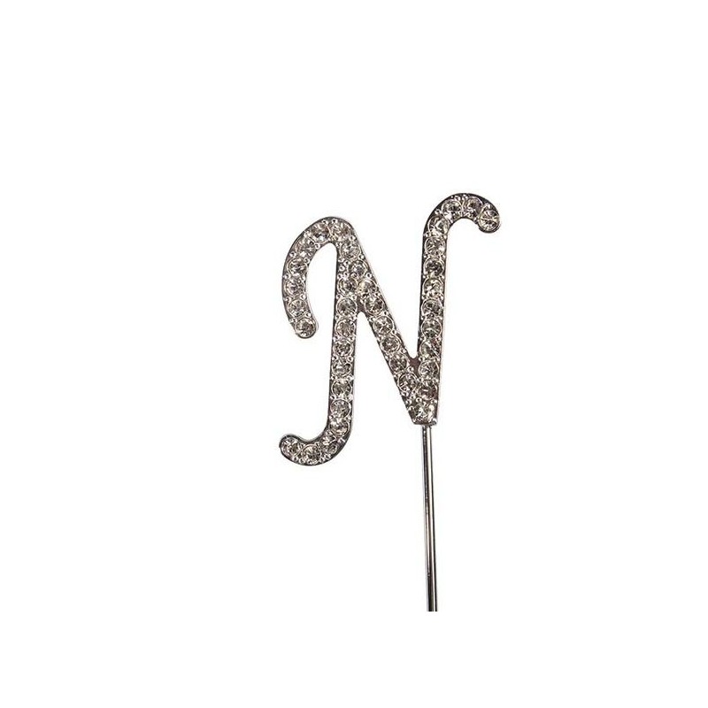 Topper diamante letter N - Culpitt