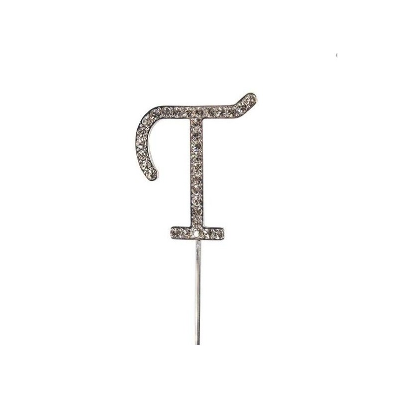 Topper diamante letter T - Culpitt