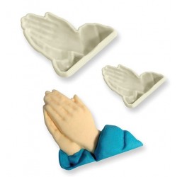 Jem pop It mould - praying hands - 2p - Culpitt