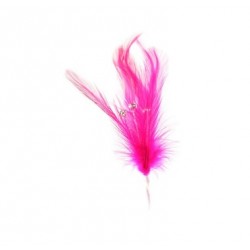 Piume - rosa brillante - diamante - 6p - Culpitt