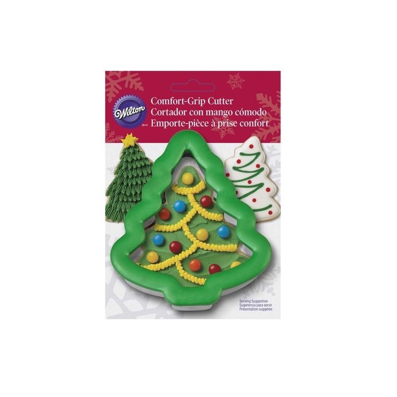 Cutter Metall Comfort Grip - Weihnachtsbaum - Wilton