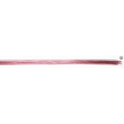 50 florist wires - 24 pale pink - Culpitt