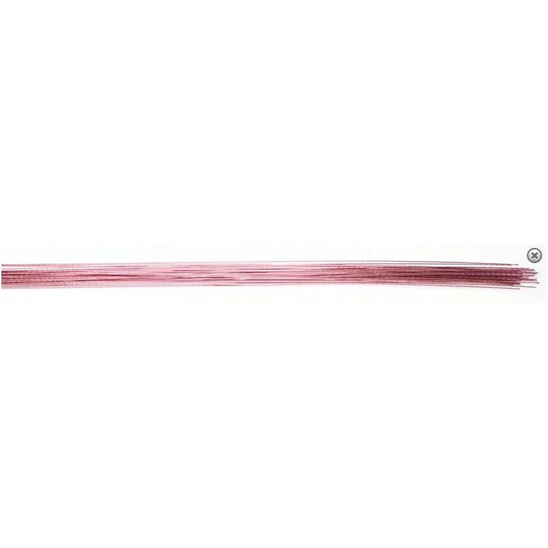 50 alambres para flores - 24 rosa pálido - Culpitt