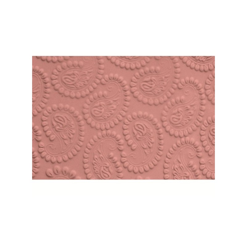 Embossed Rolling Pin -  Small Paisley - 165mm - FMM
