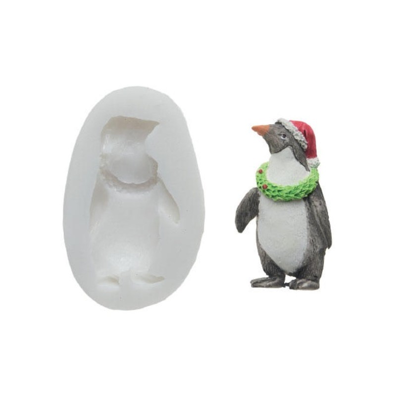 SLK048  Pingüino - molde de silicona - Silikomart