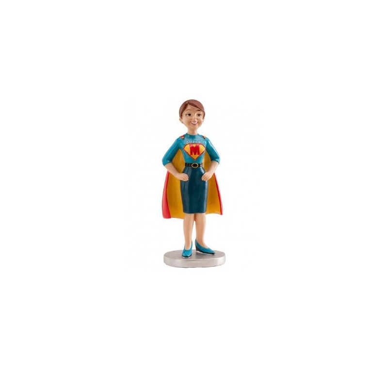 Figurine - Super Maman - en résine - 13cm