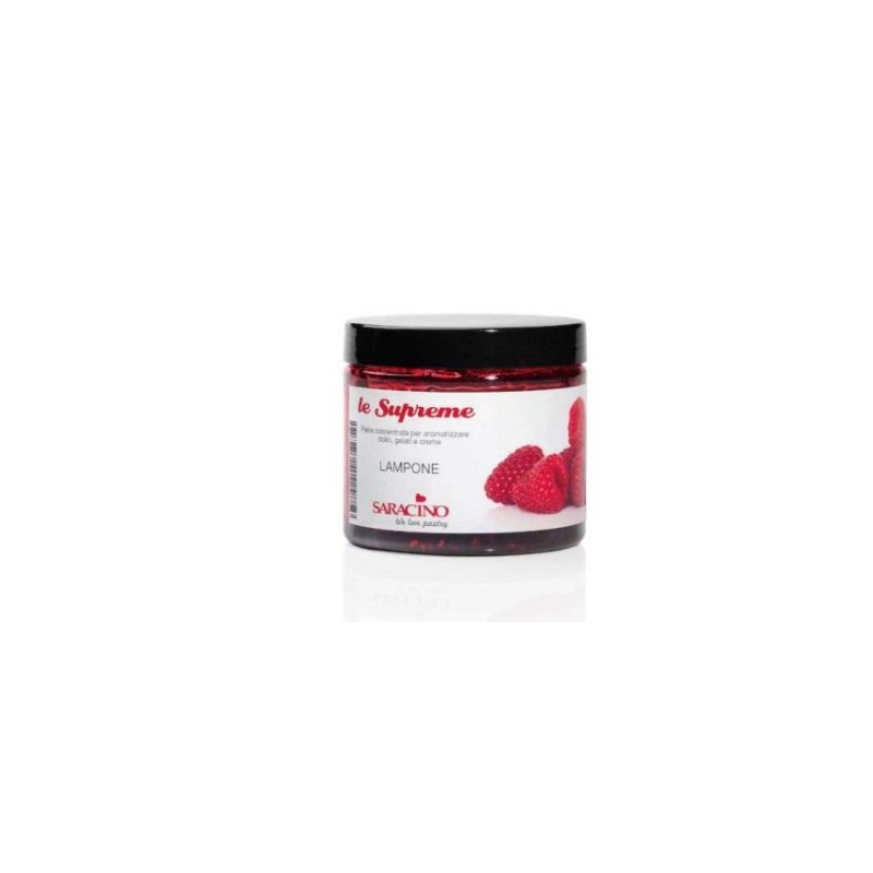 Concentrated flavored paste - Raspberry - 200g - Saracino