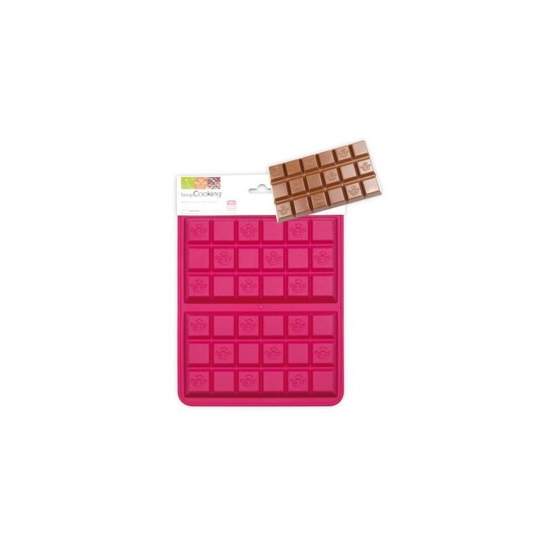 Stampi in silicone 2 tavolette di cioccolato - ScrapCooking