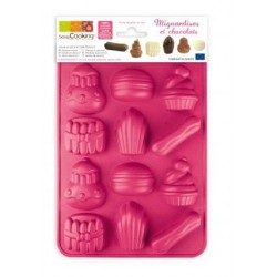 Schokoladen Silikonform Süßigkeiten - ScrapCooking