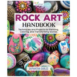 Rock Art Handbook: Tecniche e progetti per dipingere, colorare e trasformare pietre (Anglais) (inglese)