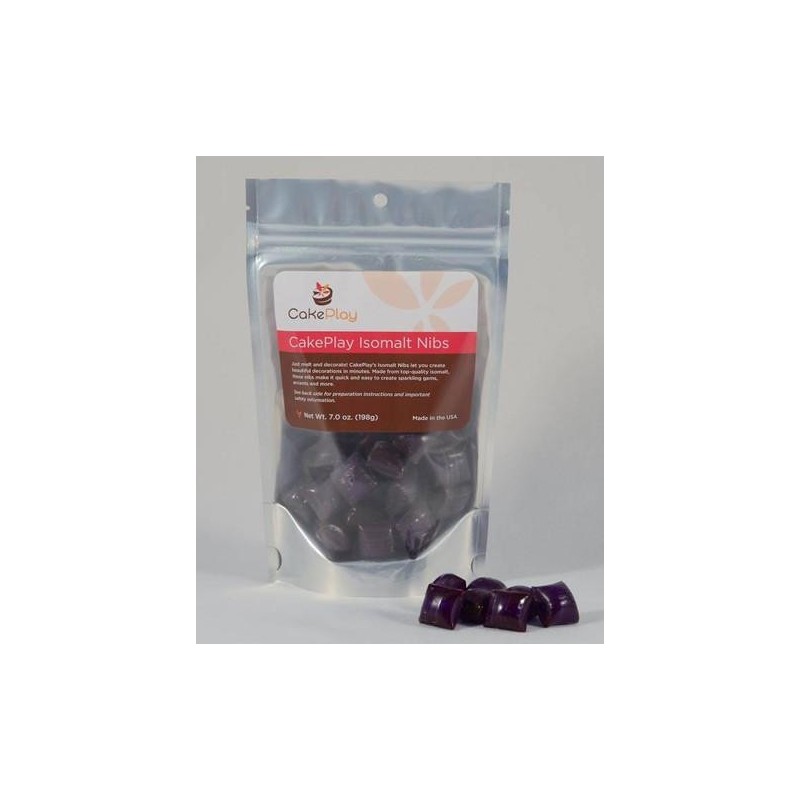 isomalt listo para usar (templado) - purple / púrpura - Cakeplay - 198g