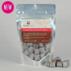 isomalt nibs ready tempered - silver  - Cakeplay - 198g