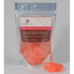 isomalt nibs ready tempered - pink - Cakeplay - 198g