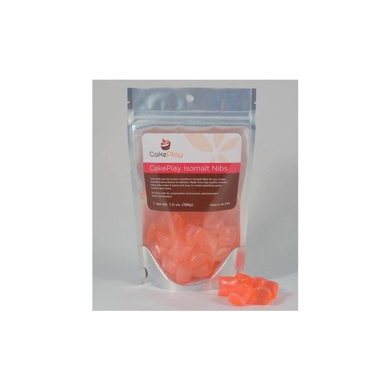 isomalt nibs ready tempered - pink - Cakeplay - 198g