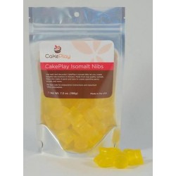 isomalt nibs ready tempered - yellow - Cakeplay - 198g
