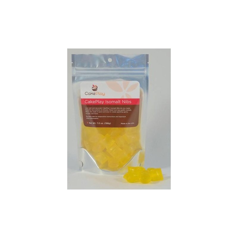 Isomalt gebrauchsfertig (gemäßigt) - yellow / gelb  - Cakeplay - 198g