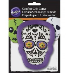 Cortador de galleta Comfort Grip Metal - skull/cráneo - Wilton