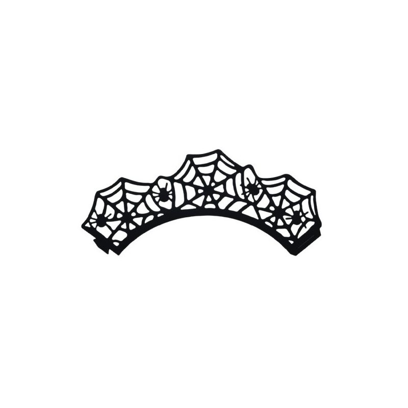 Cupcake wrappers - spider web - 12p. - Kitchen Craft