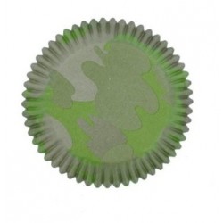 baking cups camouflage - 75pcs - 5cm Ø - Wilton