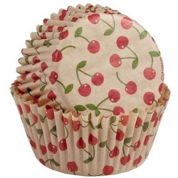 mini baking cups cherries - 100pcs - 3.1cm Ø - Wilton