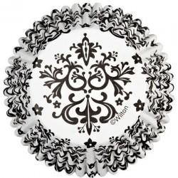 Hartformen für cupcake Damask  - 36pcs - 5cm Ø - Wilton