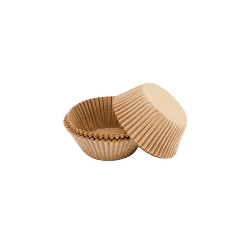 moldes de papel cupcakes - beige - 75pcs - 5 cm Ø - Wilton