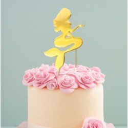 Cake Topper Gold - SIRENE - Sugar Crafty