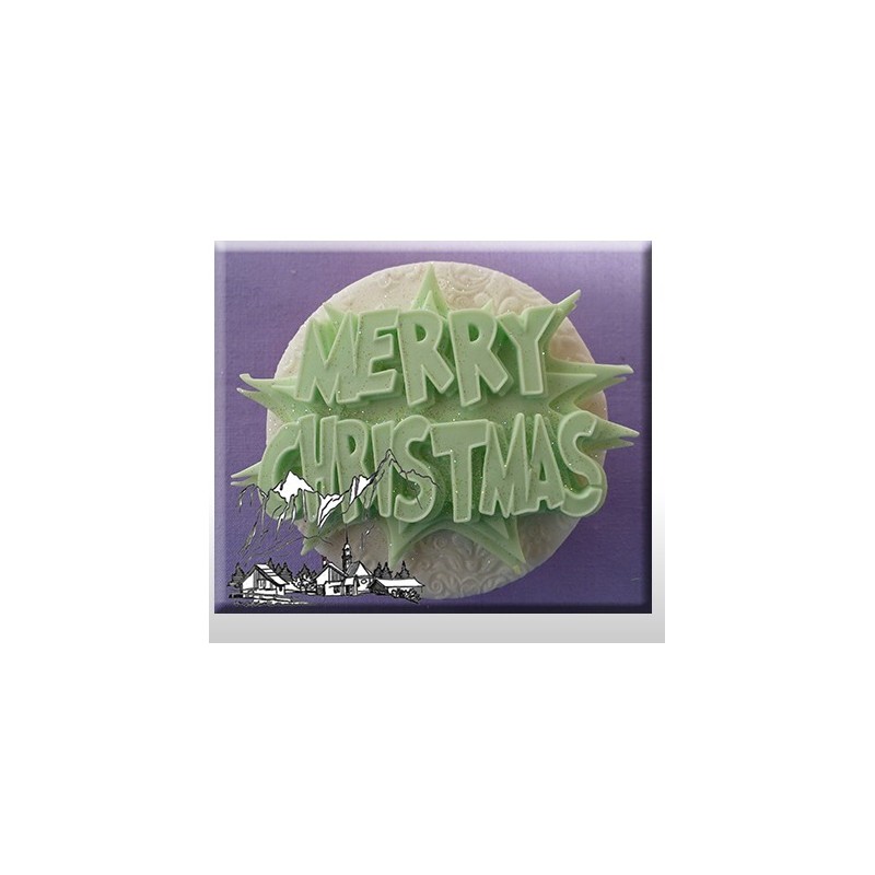 Molde de silicona - Merry Christmas - Alphabet Moulds